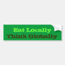 Search for eat local bumper stickers Food