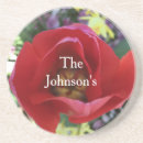 Search for rose picture coasters Red