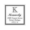 Search for elegant letters rubber stamps Initial