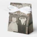 Search for bride and groom favour boxes Rehearsal dinner