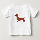 Search for dog baby shirts dachshund