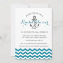 Search for chevron bridal shower invitations Blue