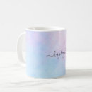 Search for blue unicorn mugs Watercolor