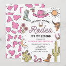 Search for second birthday invitations Western