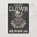 Search for scary face postcards Creepy