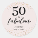 Search for fun 50th birthday stickers Script