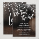 Search for tied the knot invitations Typography