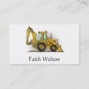 Search for backhoe business cards Tractor