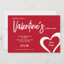 Search for valentines dinner invitations Red hearts