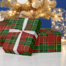 Search for green plaid christmas wrapping paper Gold