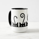 Search for line drawing cat mugs Funny