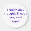 Search for happy thoughts magnets Happiness