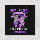 Search for awareness business cards Purple