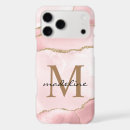 Search for rose gold marble iphone cases Monogram monogrammed name