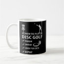 Search for frisbee disc golf mugs Funny