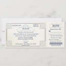 Search for nautical boarding pass invitations Beach
