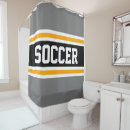 Search for yellow and grey shower curtains White