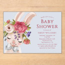 Search for boho woodland baby shower invitations Rabbit