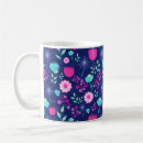 Search for navy blue flowers mugs Colourful