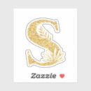 Search for initial s stickers Gold