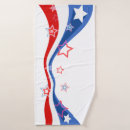Search for red white and blue bath towels Patriotic