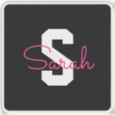 Search for black white and pink stickers For her