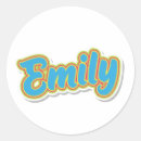 Search for emily stickers Typography