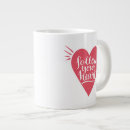 Search for big heart mugs Inspiration