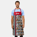 Search for red and white striped aprons Modern