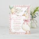 Search for goose invitations Whimsical dreamy script calligraphy