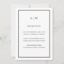 Search for simple white wedding invitations Stylish and chic