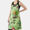Search for watercolor fern aprons Green