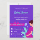 Search for expecting baby shower invitations Purple