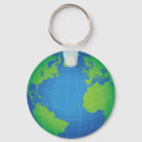 Search for globe key rings Blue