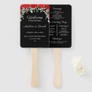 Search for black red wedding programs Modern