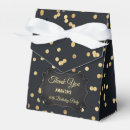 Search for black and yellow favour boxes Gold