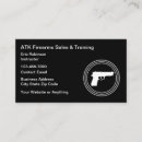 Search for firearms business cards Instructor