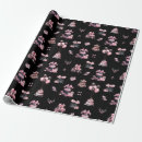Search for pink and black wrapping paper Birthday party
