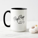 Search for new pop pop mugs Black and white