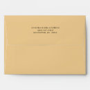 Search for gold 5x7 envelopes Return address