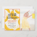 Search for banana birthday invitations Cute