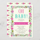 Search for blue flower border baby pregnancy invitations Floral