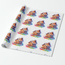 Search for christmas house wrapping paper Cute