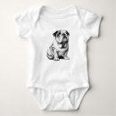 Search for french bulldog baby clothes Black and white