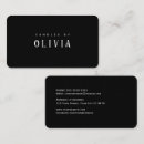 Search for candles business cards Modern