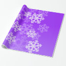 Search for purple snowflakes wrapping paper Pattern