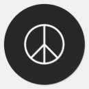 Search for black peace sign stickers White