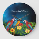 Search for blue parrot clocks Tropical