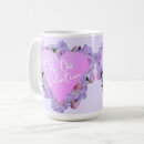 Search for pink and lavender mugs Mum