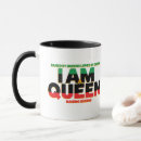 Search for i am the queen mugs African